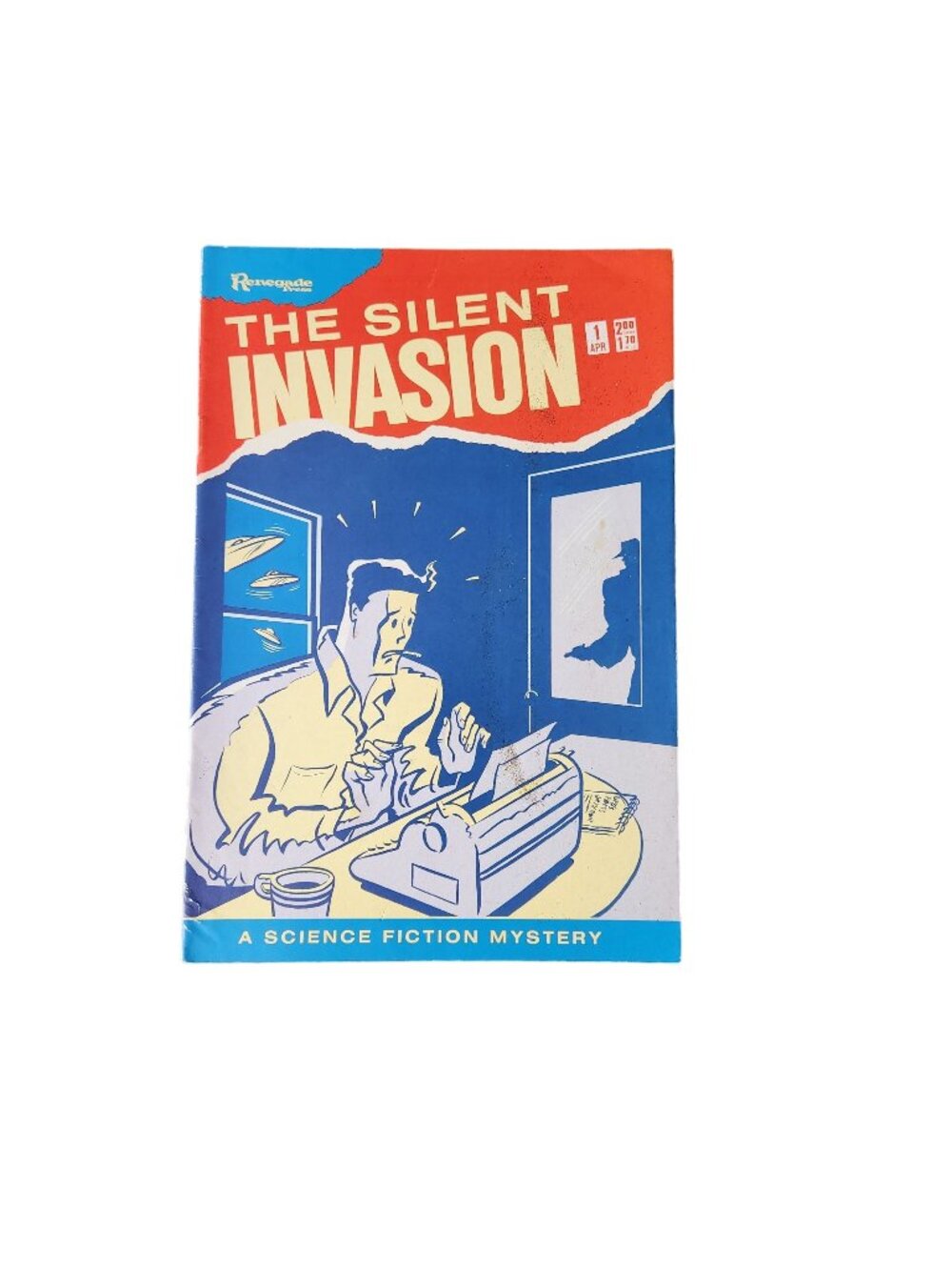 Renegade The Silent Invasion #1 1986 Comic Book Collector Bagged Boarded